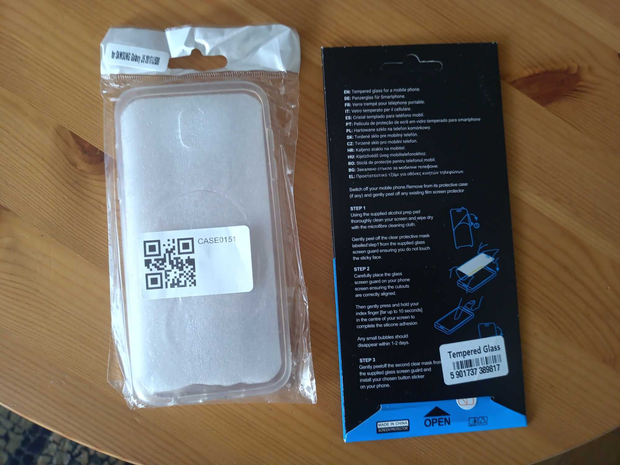 Samsung Galaxy J5 case przezroczyste i ochrona na wyświetlacz