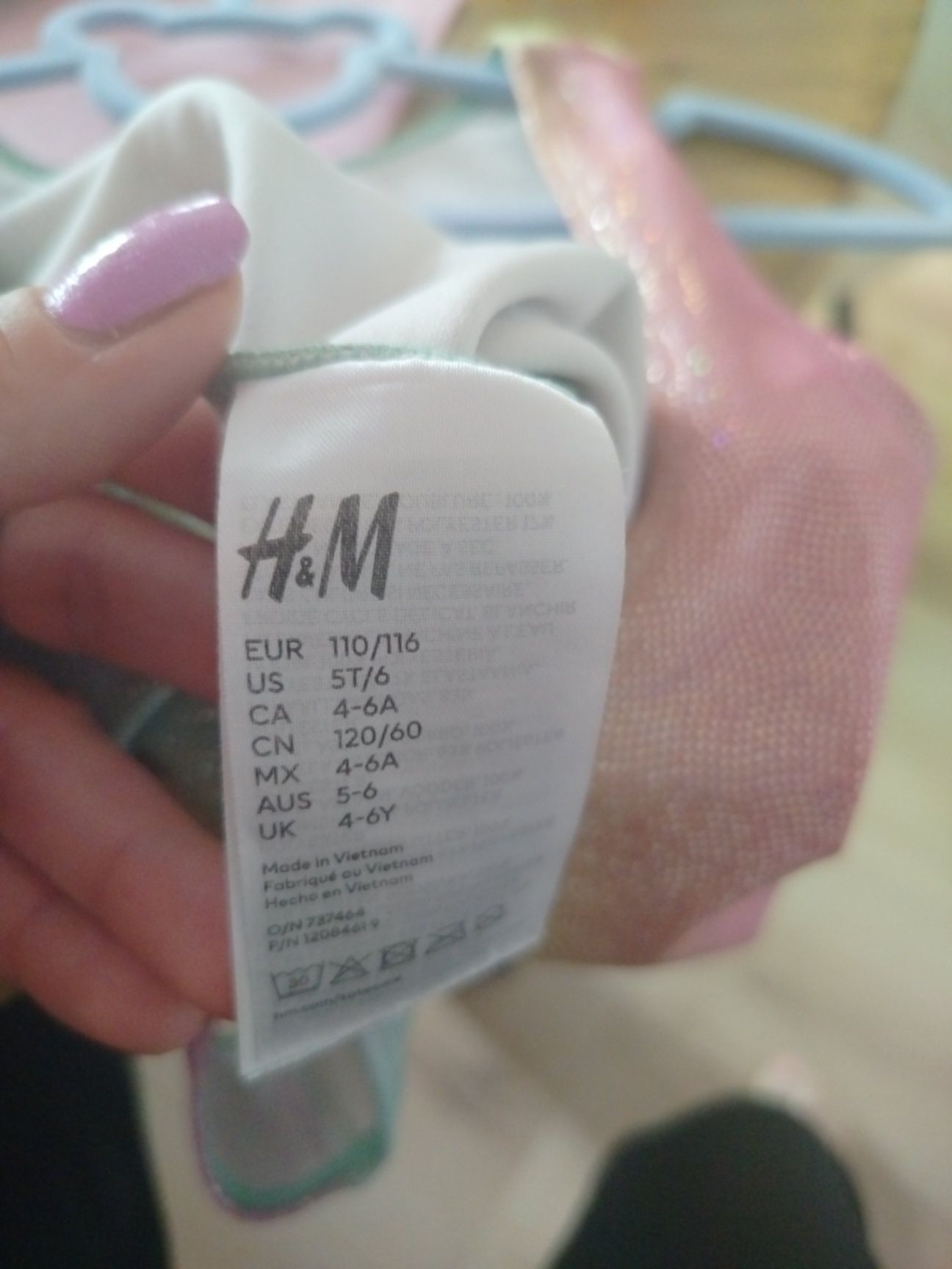 Kostium kąpielowy syrenka H&M 110/116