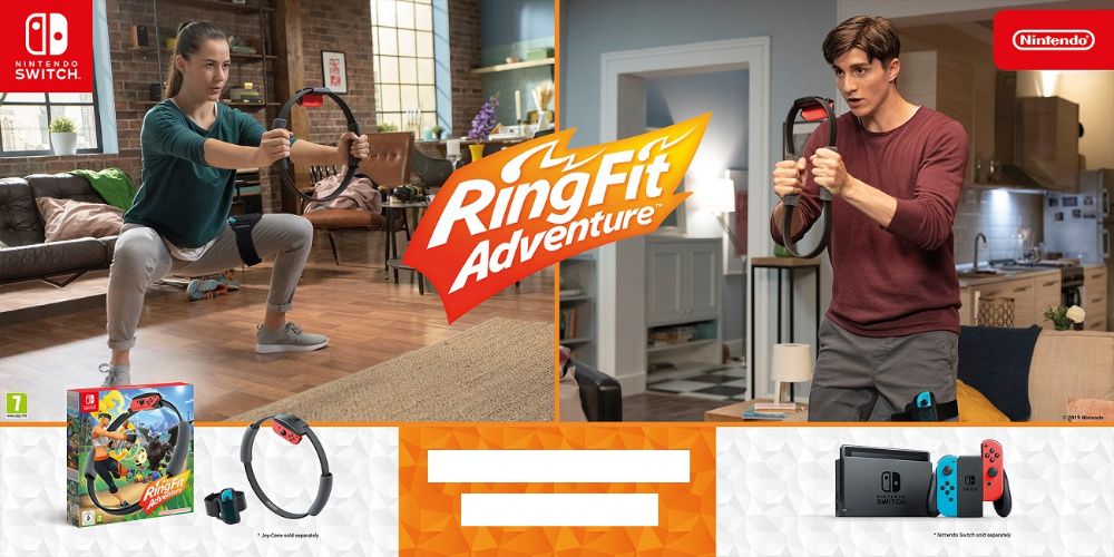 Ring Fit Adventure Nintendo SWITCH + Oled = gra ruchowa jak Kinect