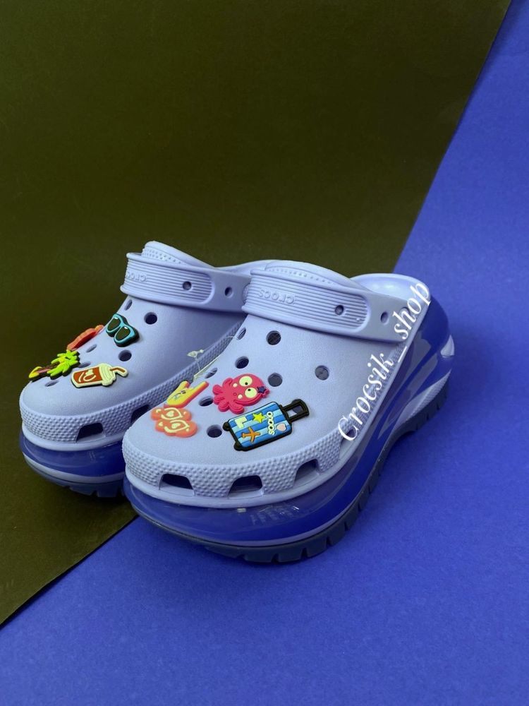 Жіночі крокси сабо crocs classic mega crush clog