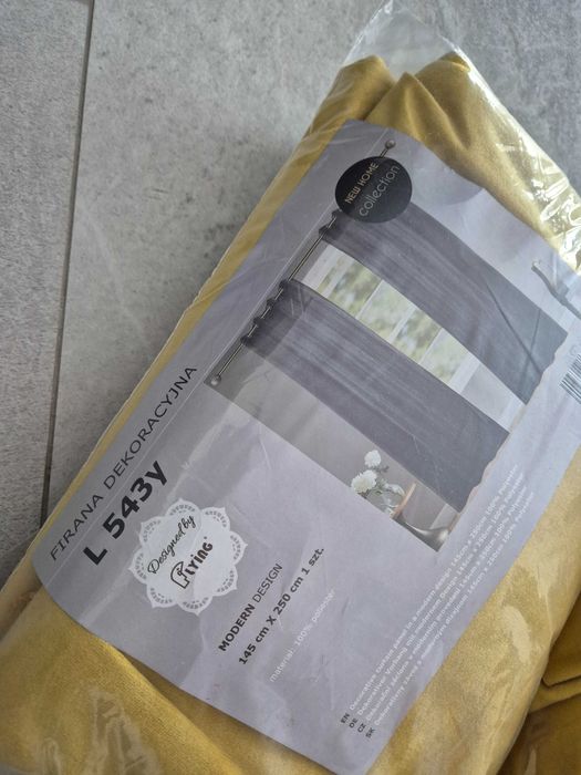 Zaslony welurowe na przelotkach 145x250