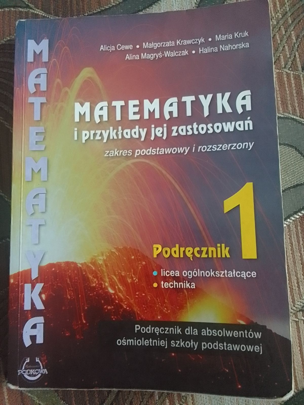 Podręcznik Matematyka i przykłady jej zastosowań 1