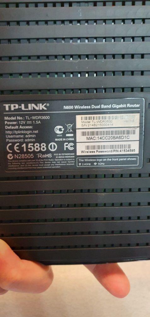 Router wifi TP Link N600