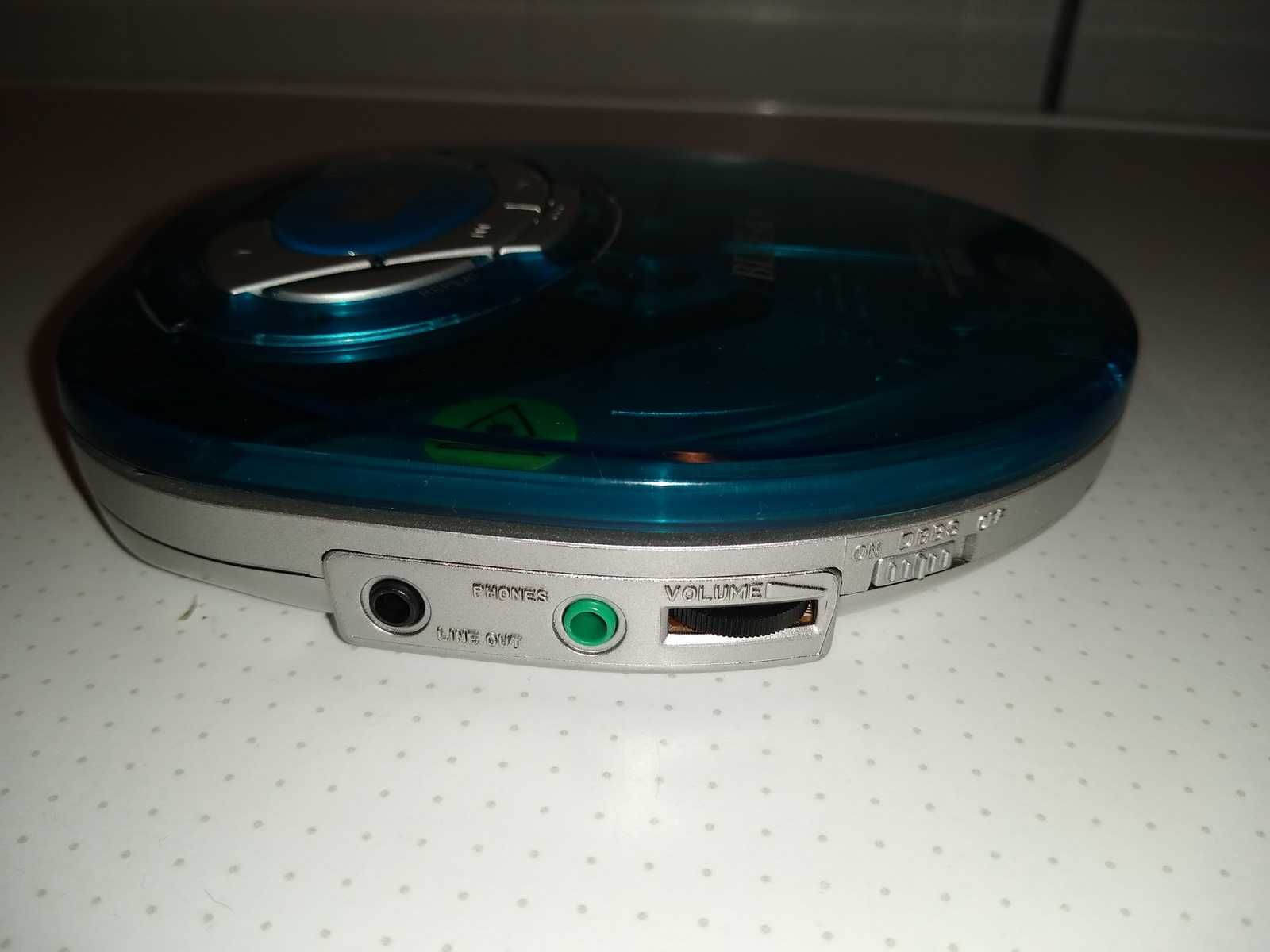 Discman Bluesky Niebieski