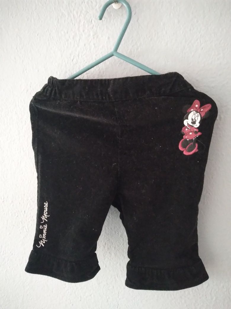 68 H&M Minnie Mouse bdb stan spodnie