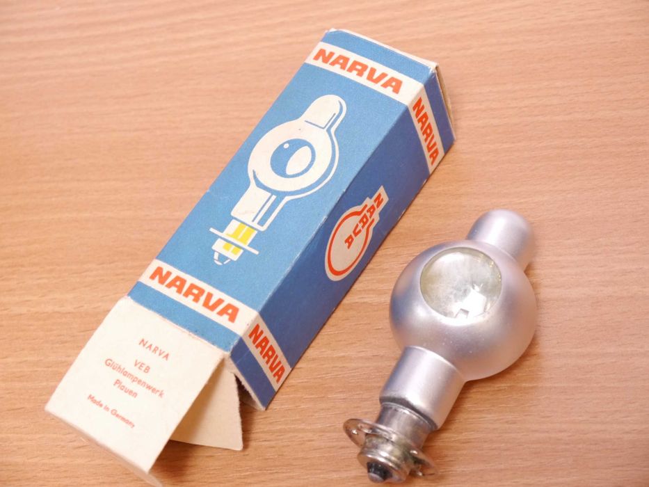 8 V 50 V Żarówka do starych projektorów filmowych 8 mm Narva