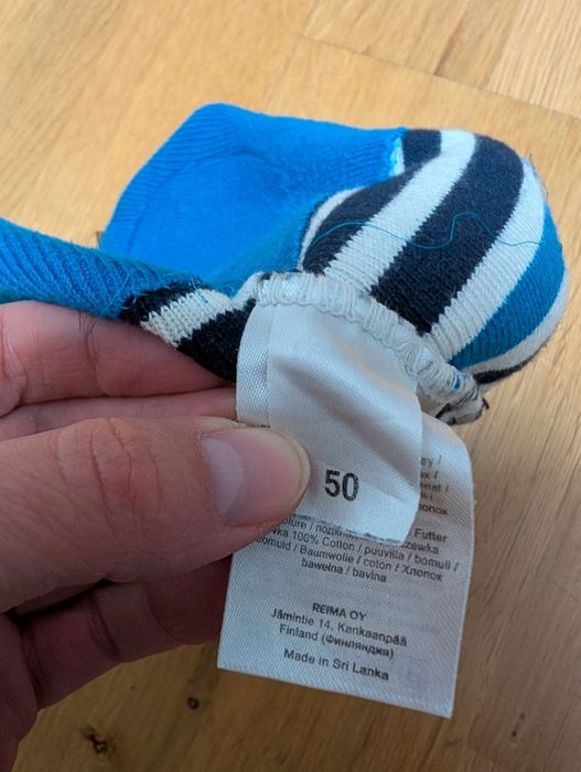 Reima czapka czapeczka przejściowa jesienna ochrona uszu 98