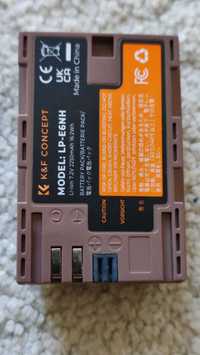 Bateria akumulator LP-E6NH do Canon ładowanie przez przez USB-C