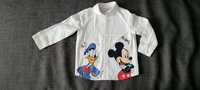 Biała koszula Mickey Mouse & Donald rozmiar 86