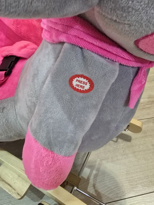 Bujak Jeździk 2w1 Słonik Doris Różowy