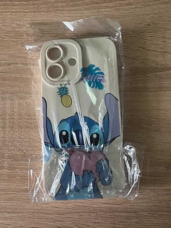 Nowe etui na iPhone 16 z motywem Stitcha beżowe