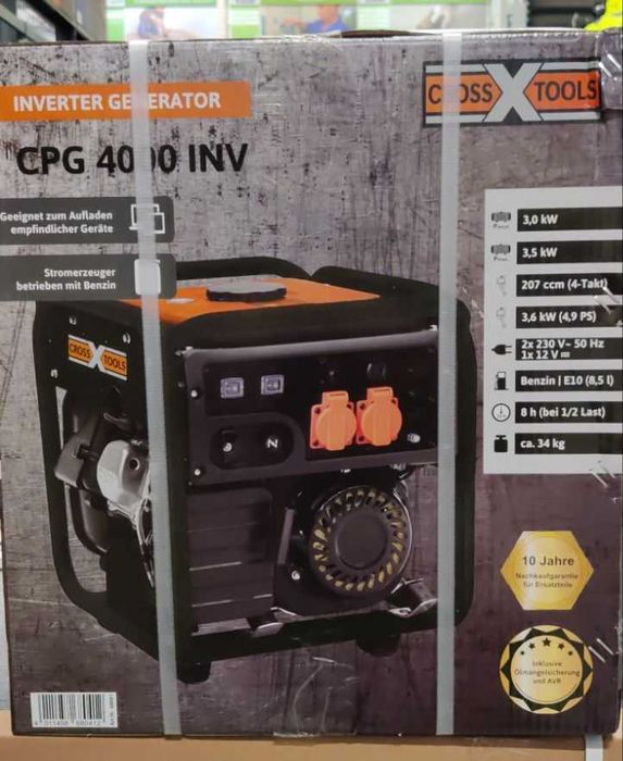 Генератор инверторный CPG 4000 INV 3,6 кВт В наличии
