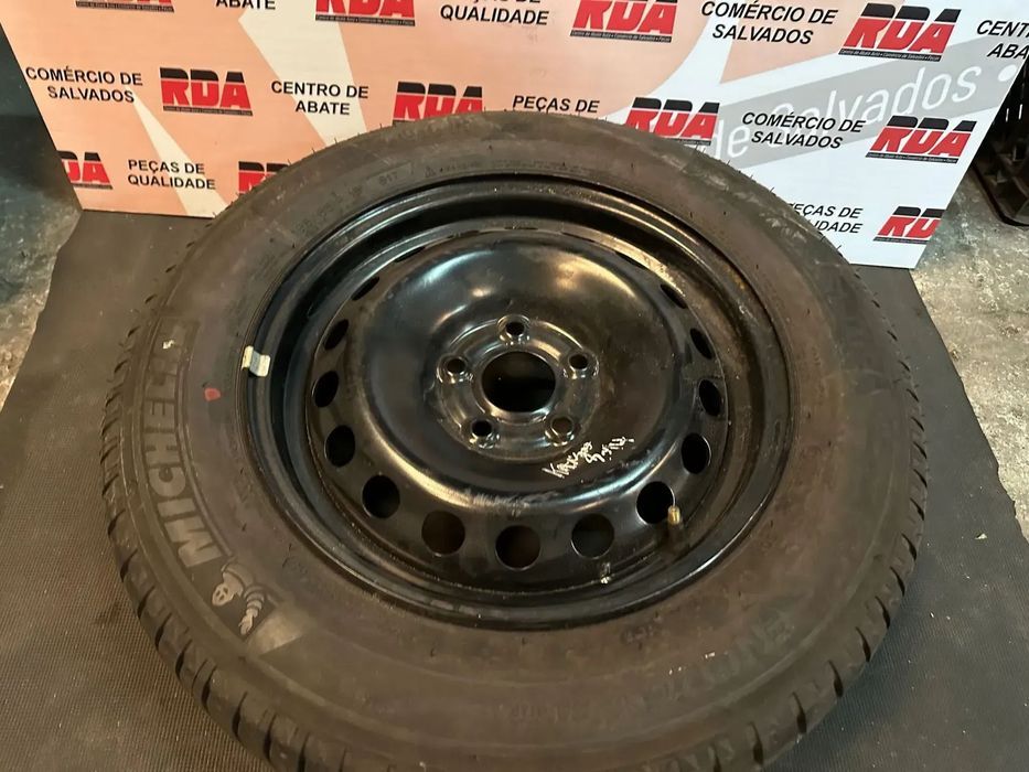 PS22RODA/PNEU SUPLENTE RENAULT KANGOO de 2016,195,65,R15 FURAÇÃO5X108