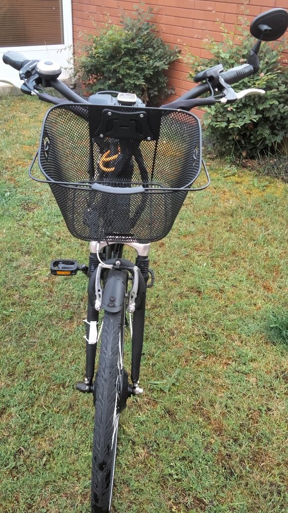 Bicicleta elétrica Wayscral com cesto - Impecável