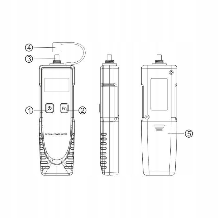 Miernik Mocy Optycznej -70 ~ +6 Dbm 2,5mm Benetech