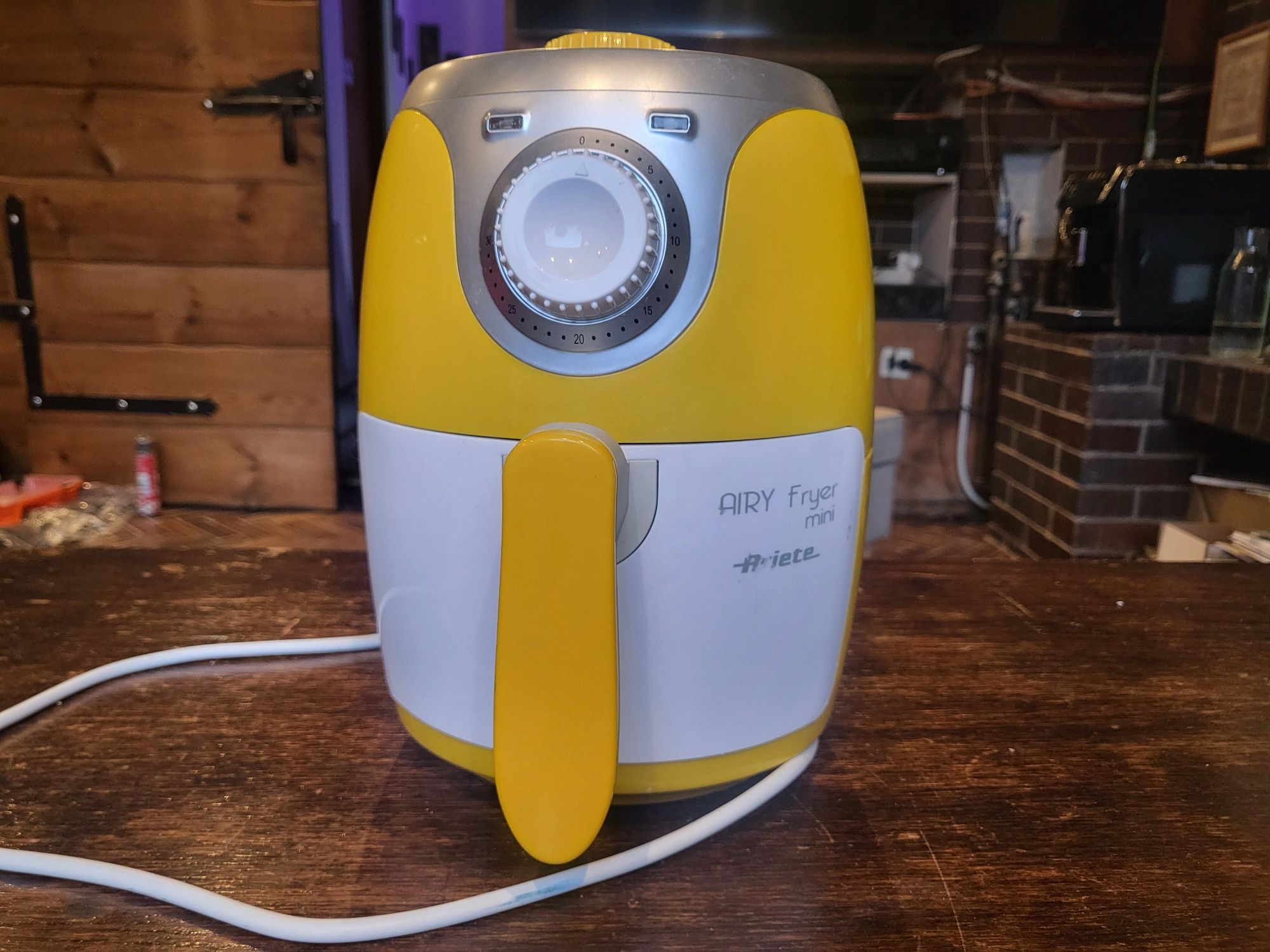 Airy fryer mini Ariete żółta śliczna frytownica