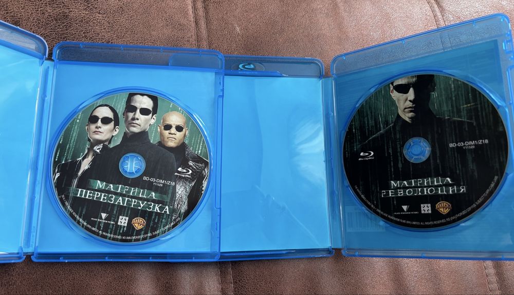 Матрица Перезагрузка, Революция - лицензия blu-ray