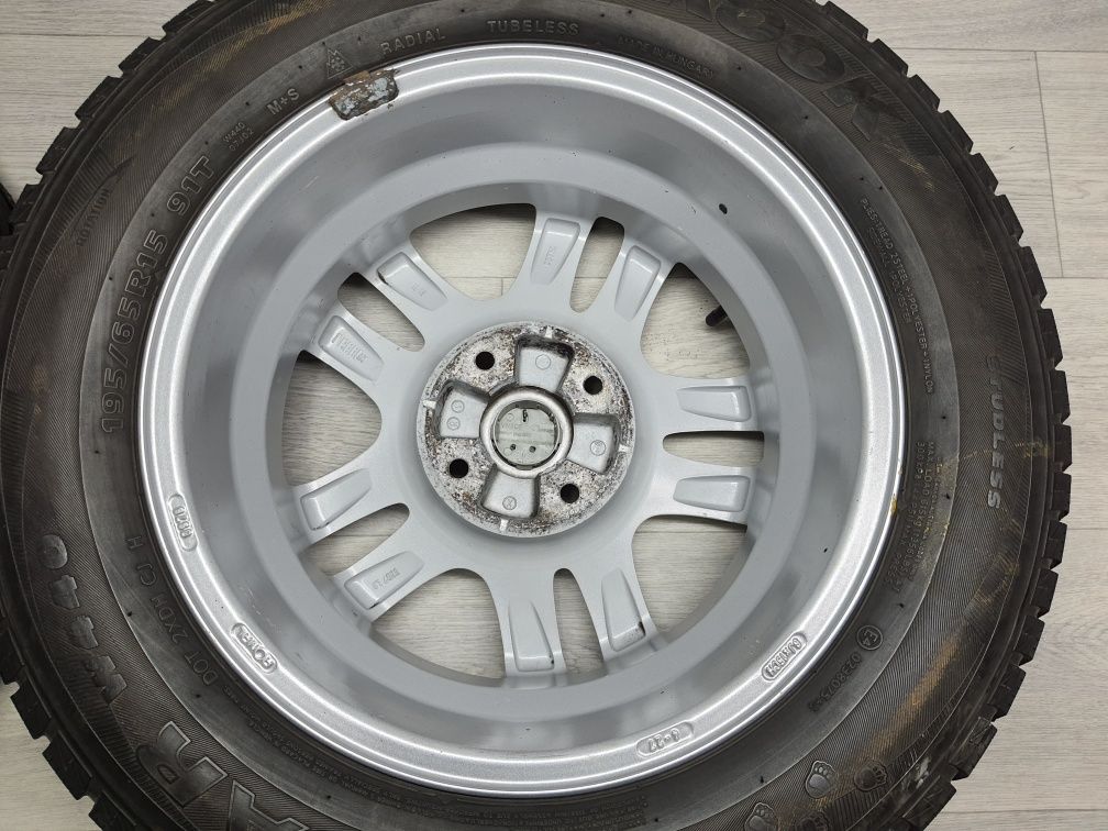 Диски р15 4/108 Peugeot,Citroen,Ford з гумою Hankook 195/65/15