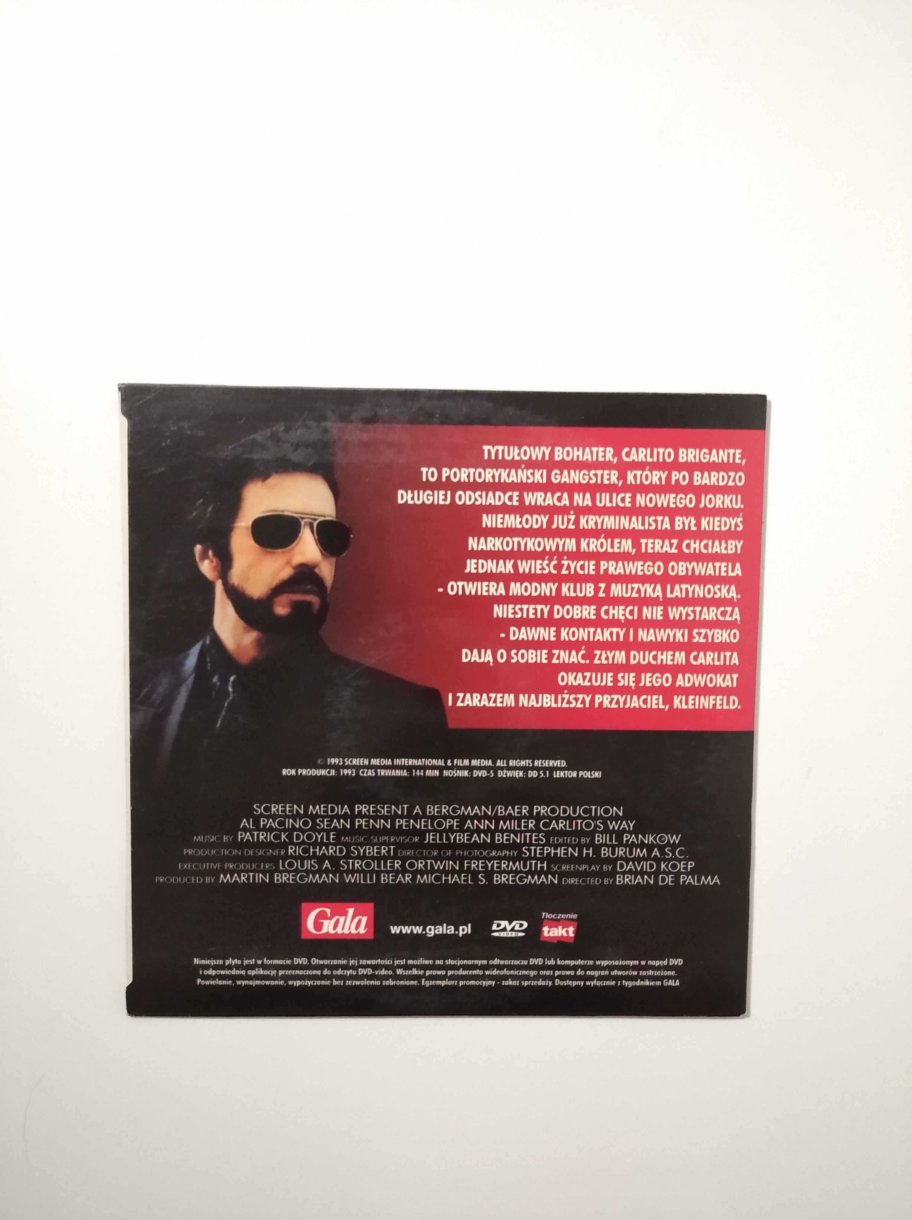 Film na DVD Życie Carlita - Al Pacino B. de Palma