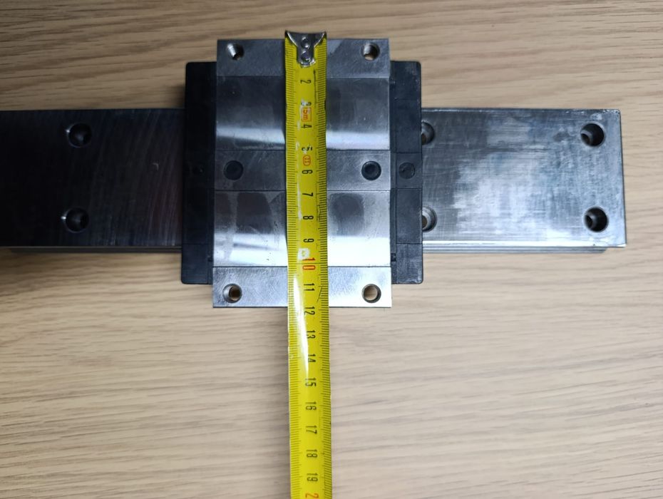 Wózek i prowadnica liniowa, oś Z CNC