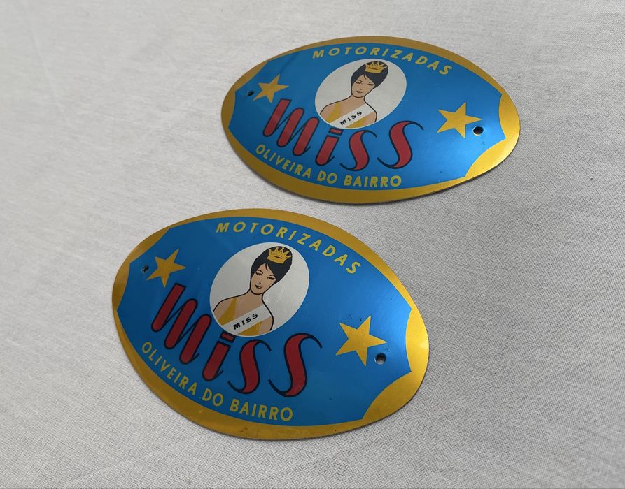 Simbolos emblemas do depósito motorizada Miss Oliveira do Bairro