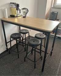 Stół Ikea Tommaryd + 4 stołki Raskog