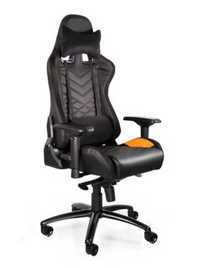 Fotel gamingowy UNIQUE Dynamiq V3 Czarno-Pomarańczowy