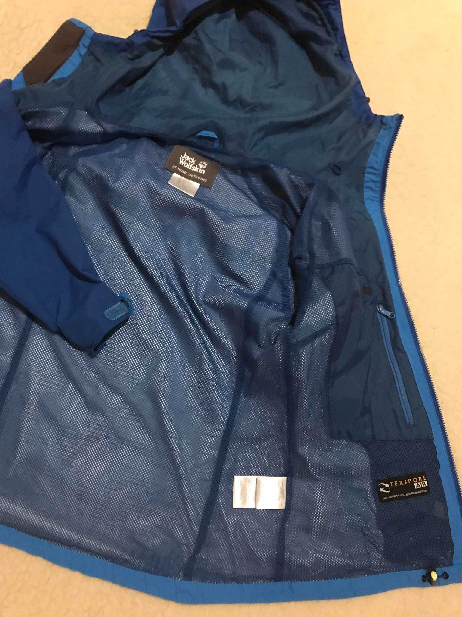 оригінальна куртка вітровка jack wolfskin gore tex