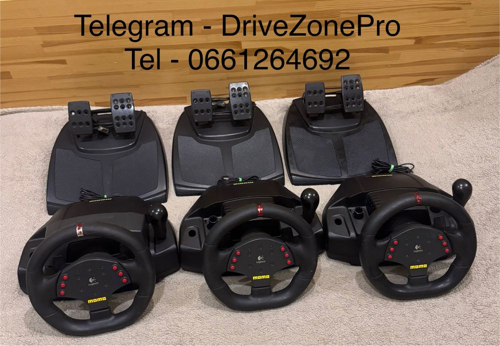 У наявності! 3 комплекти Logitech Momo Racing