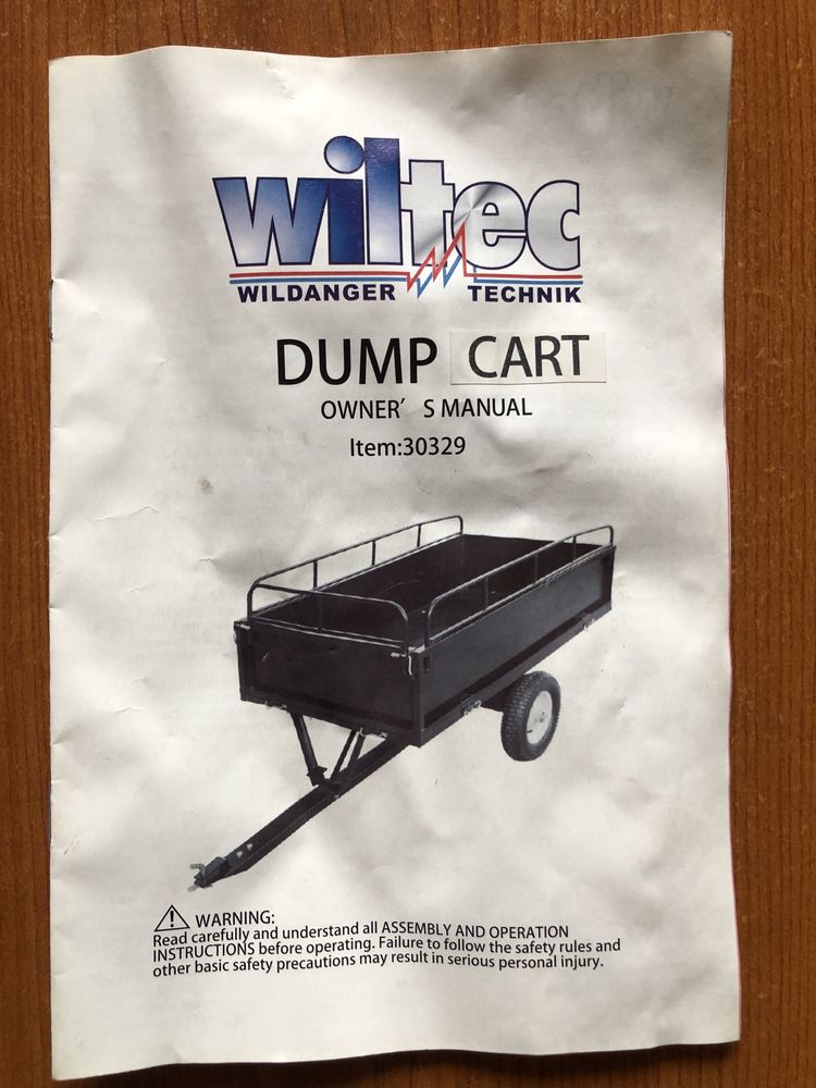 Причеп wiltec новий