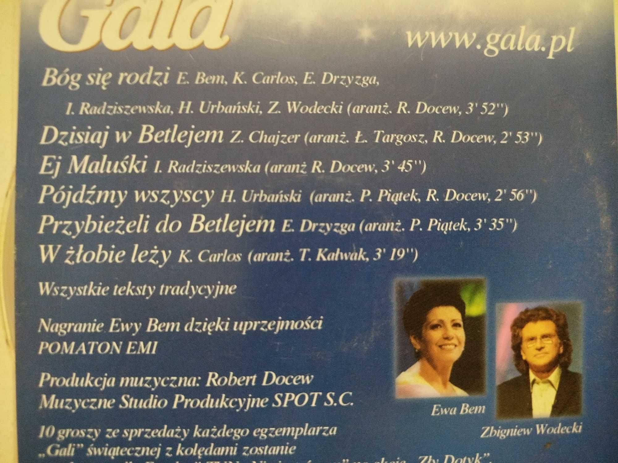 Kolędy Gwiazd Bem Wodecki Urbański Chajzer Drzyzga koperta