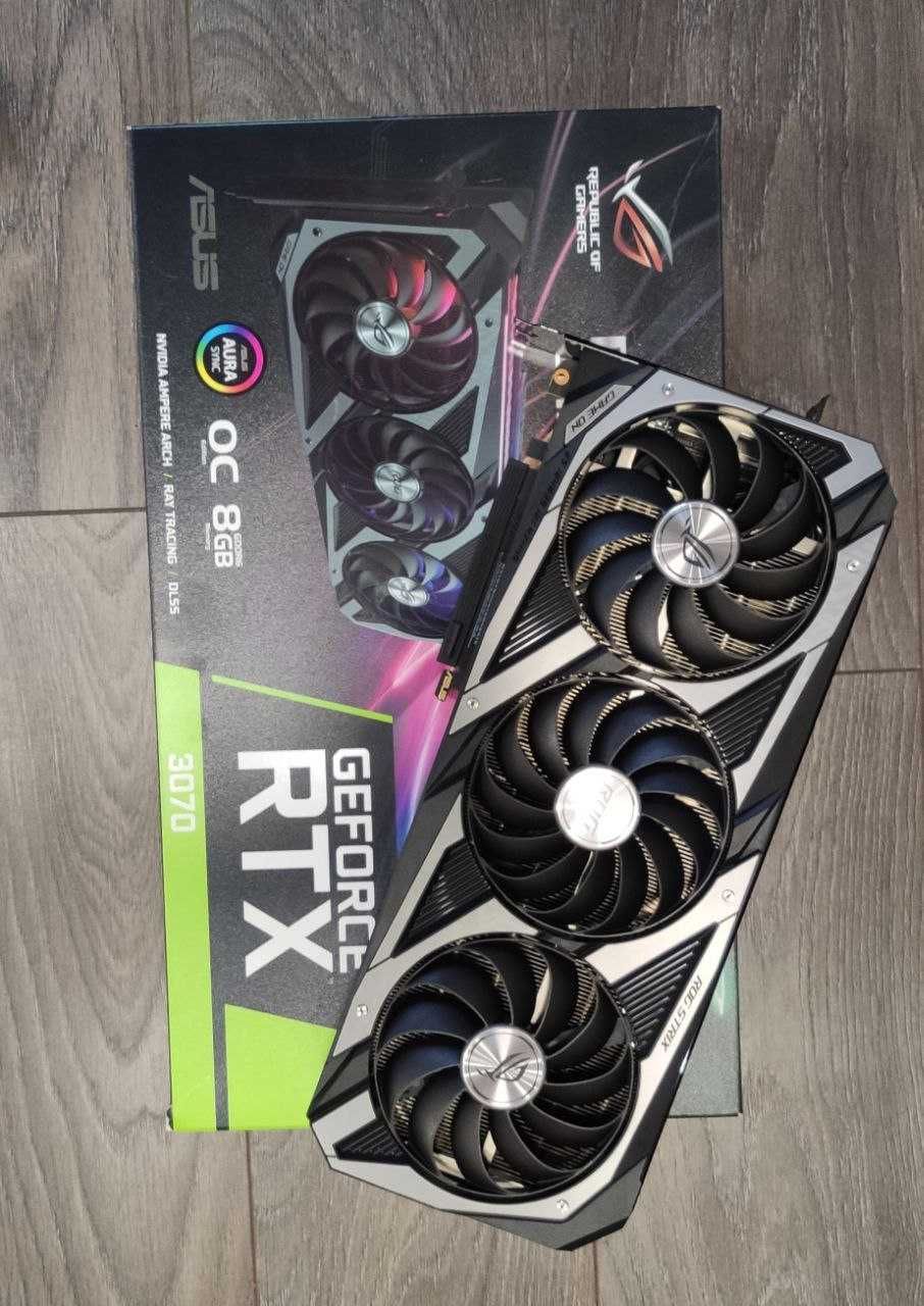 Відеокарта RTX 3070 Asus ROG Strix Gaming OC