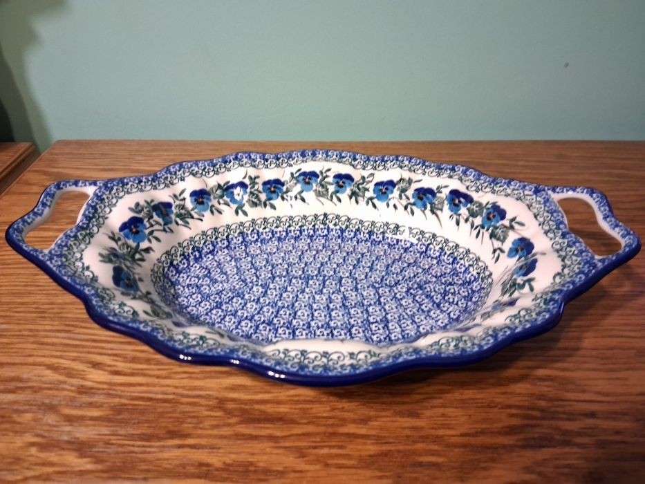 Patera polmisek 34cm GAT1 Ceramika Artystyczna Boleslawiec