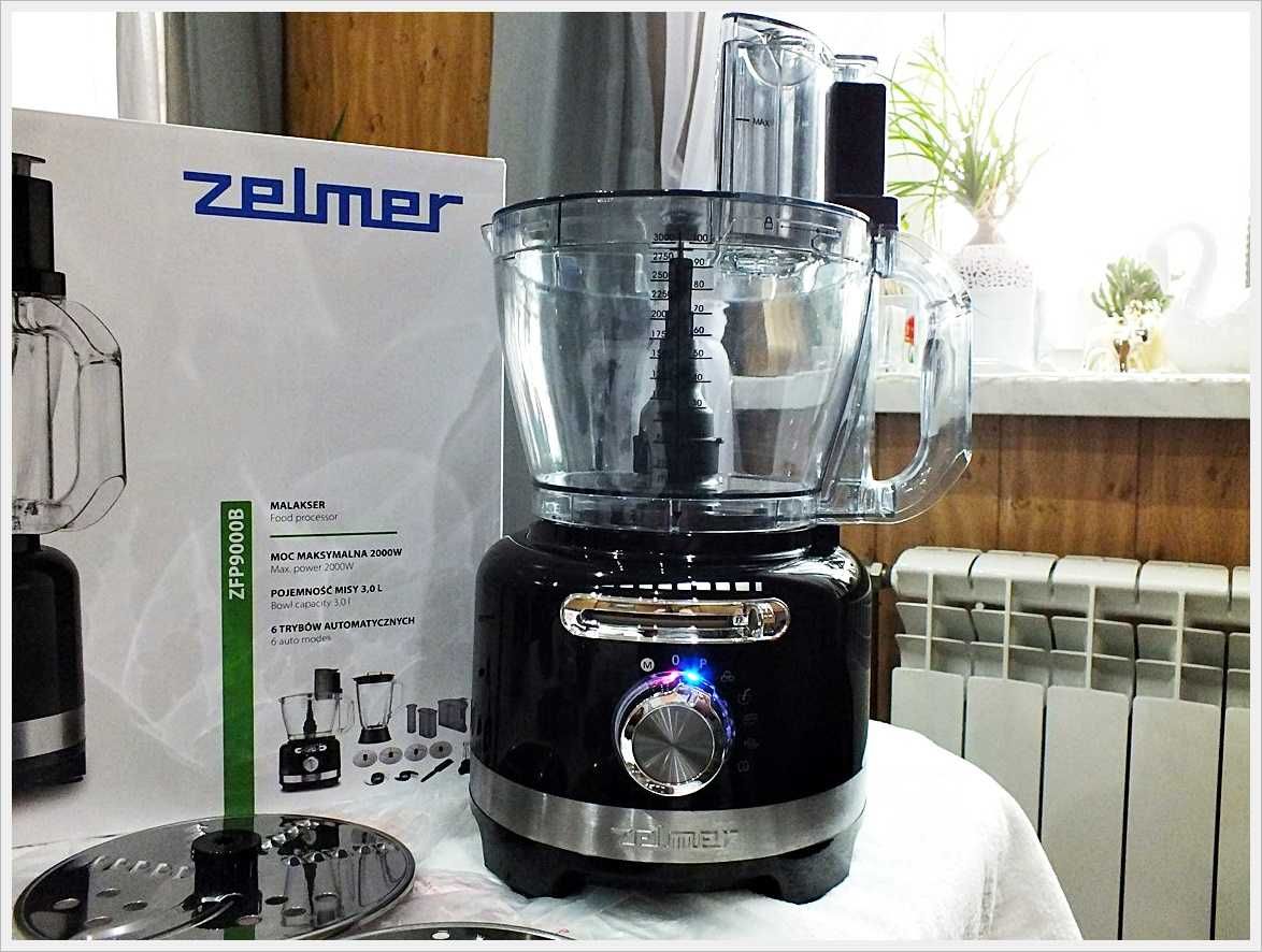 Robot kuchenny Zelmer ZFP 9000B 2000W czarny Nowy w kartonie