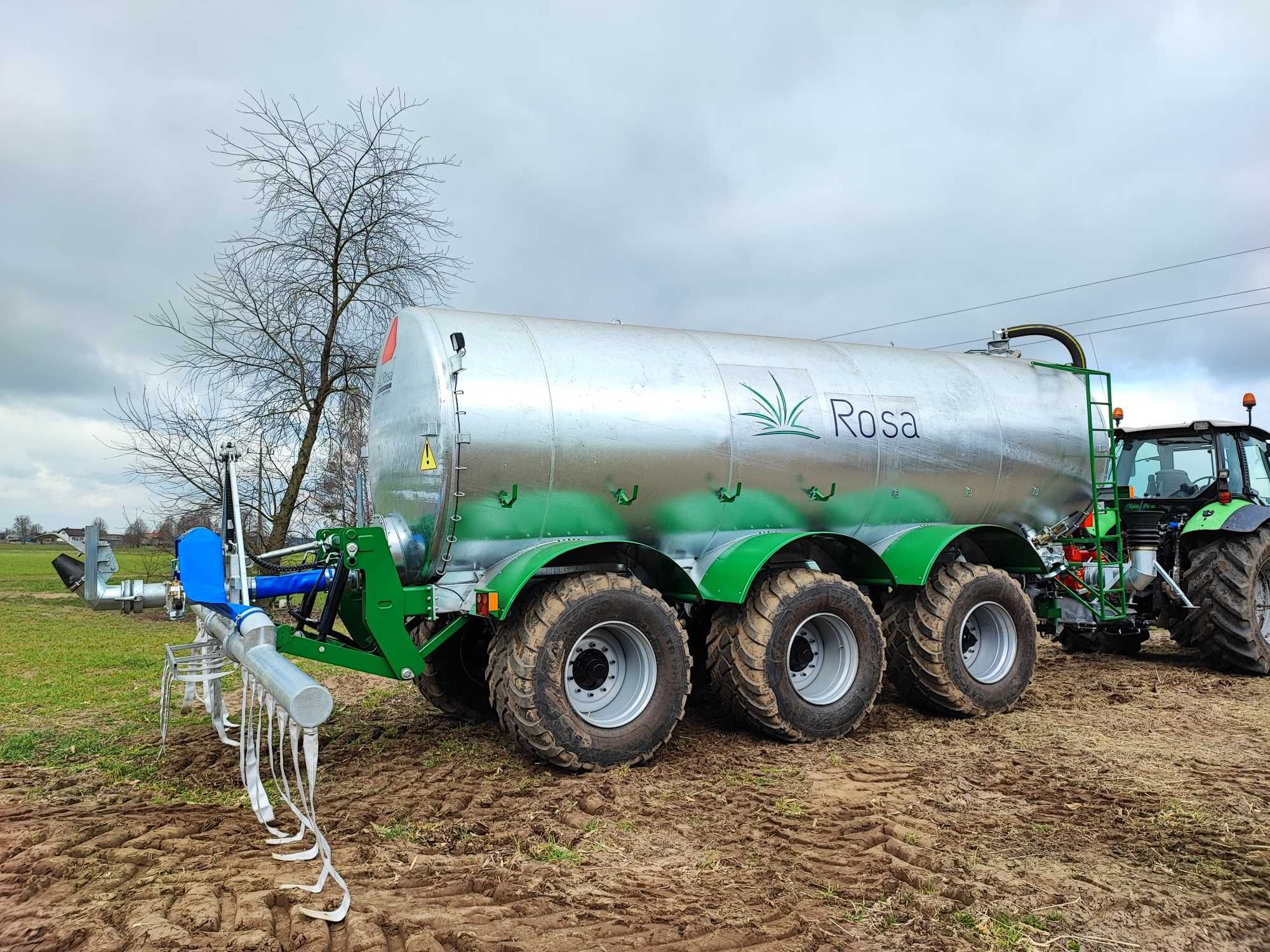 Wóz asenizacyjny ROSA 24/R3S 24000 litrów TRIDEM - beczkowóz, beczka