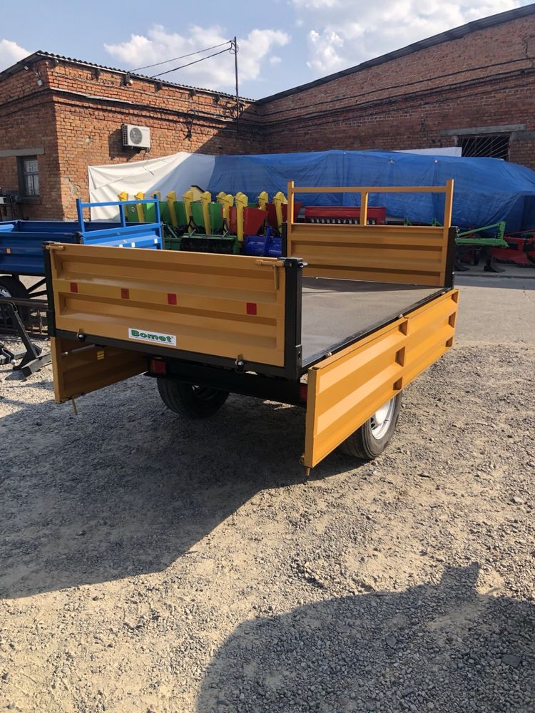 Прицеп 1ПТС2,Прицеп до минитрактора, Причіп до трактора ПТС, Самоскид.