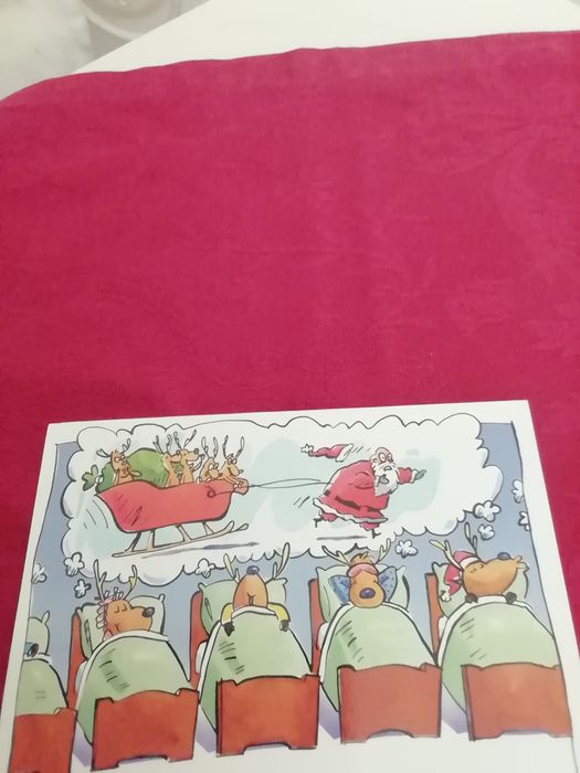 Postal de natal da marca Hallmark