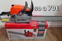 Motoserra bucher kraft 52cc Lamina 50 cm