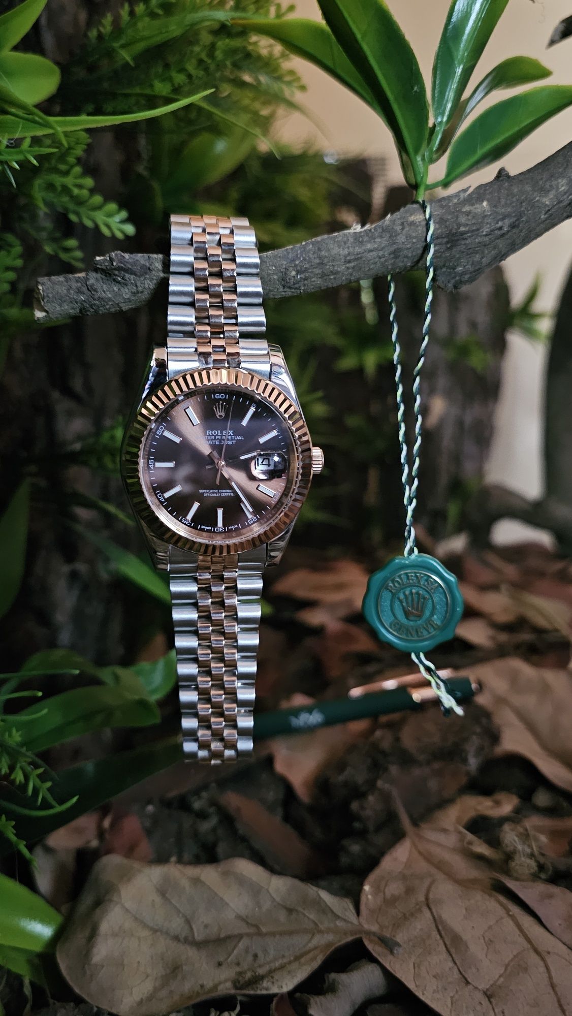 Rolex Datejust mostrador Chocolate