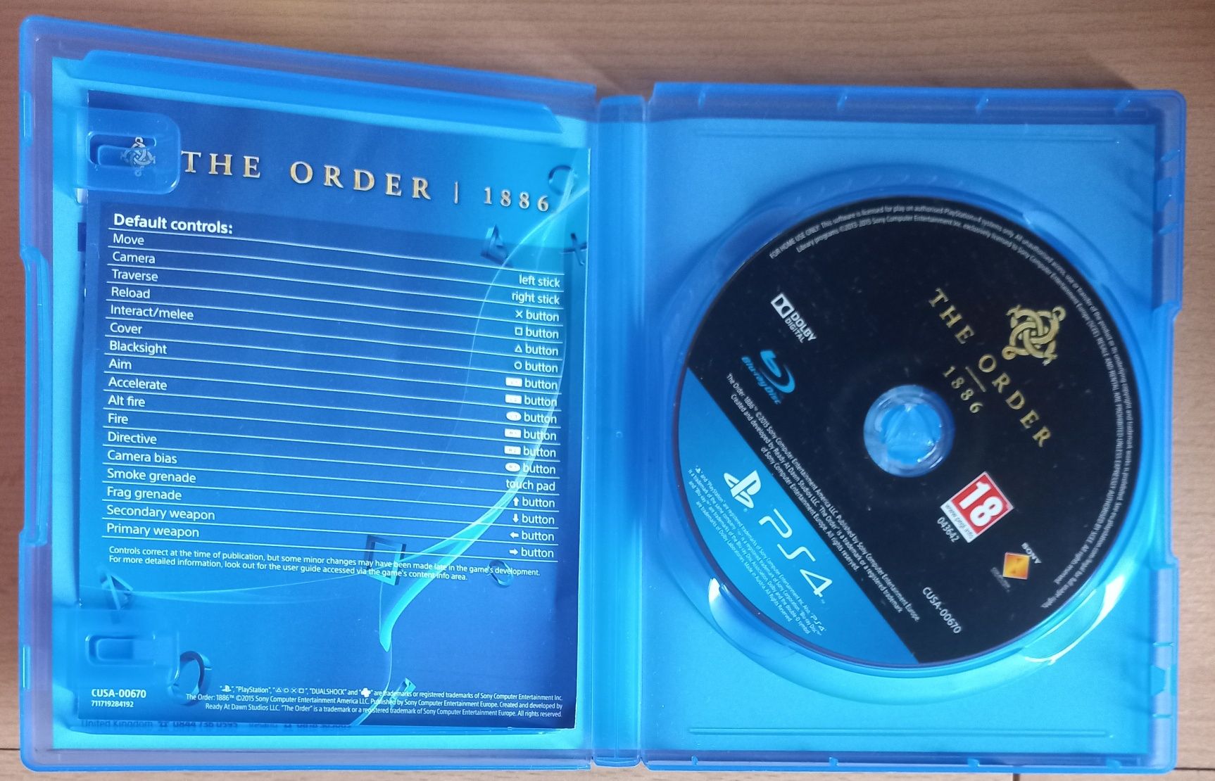 Gra The order 1886