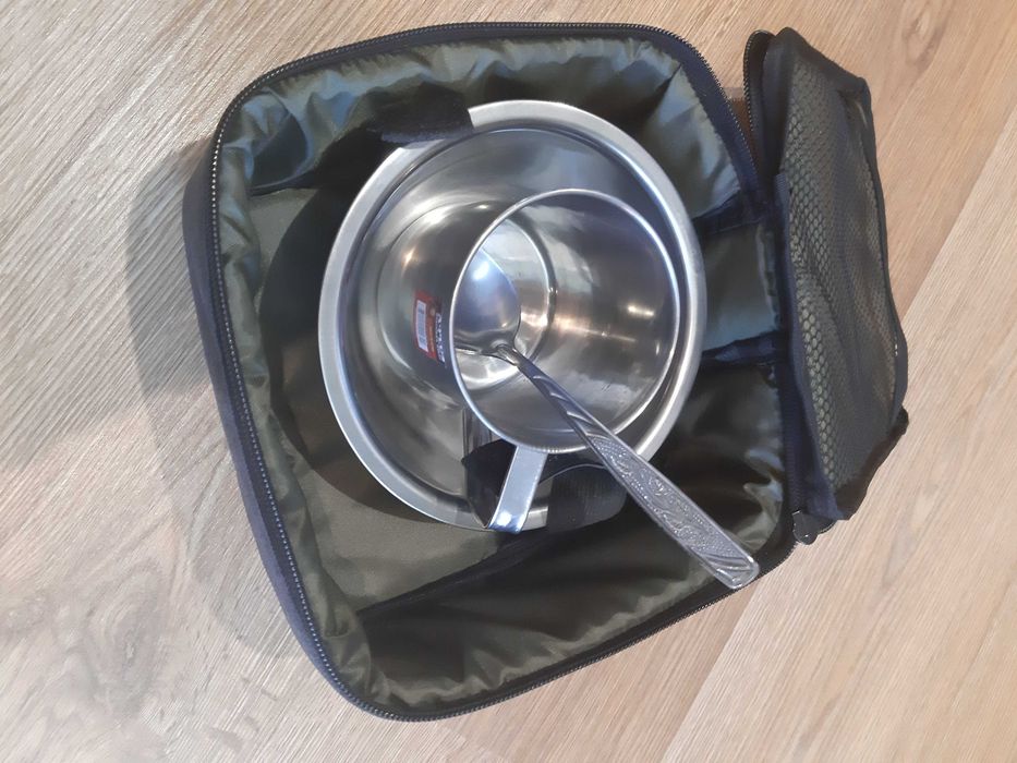 Набор посуды из нержавеющей стали с термосумкой