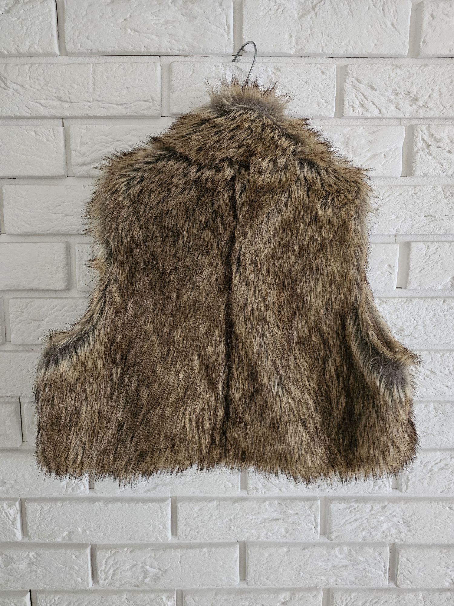Kamizelka futrzana bezrękawnik bolerko L collection