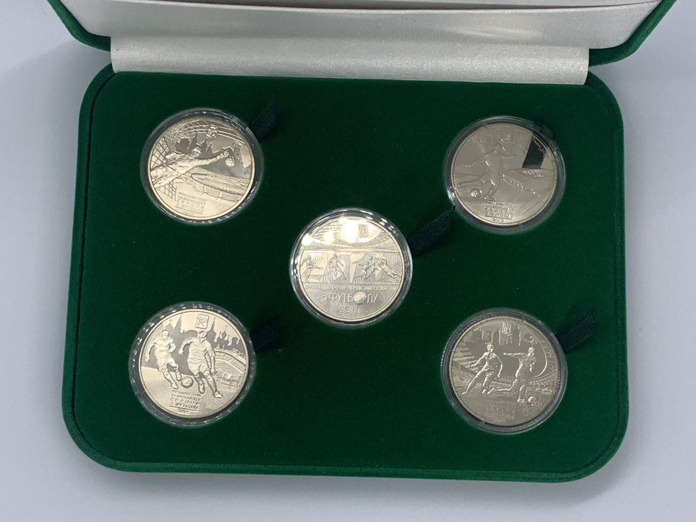 Набір монет ЕВРО-2012 (футляр НБУ)