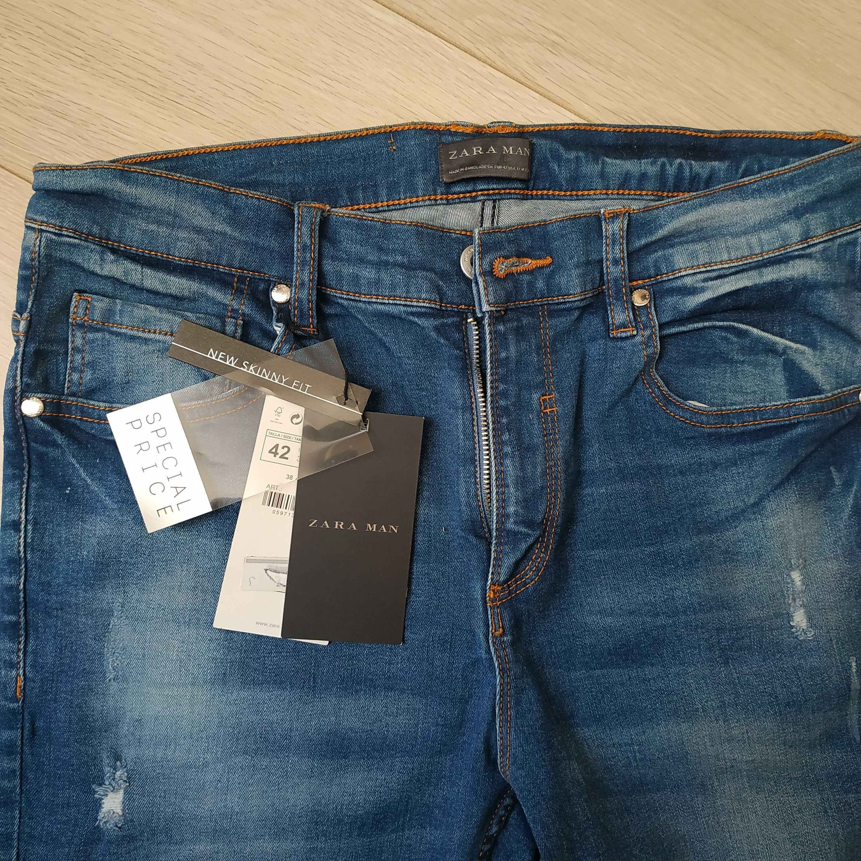 Zara Men Skinny, джинсы мужские,
42 размер