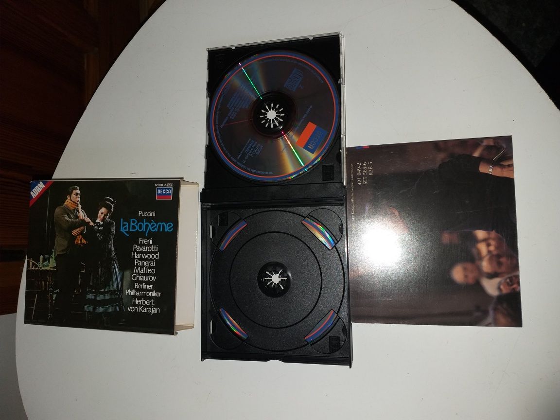 Dwie nowe płyty CD,Puccini,Pavarotti itp.