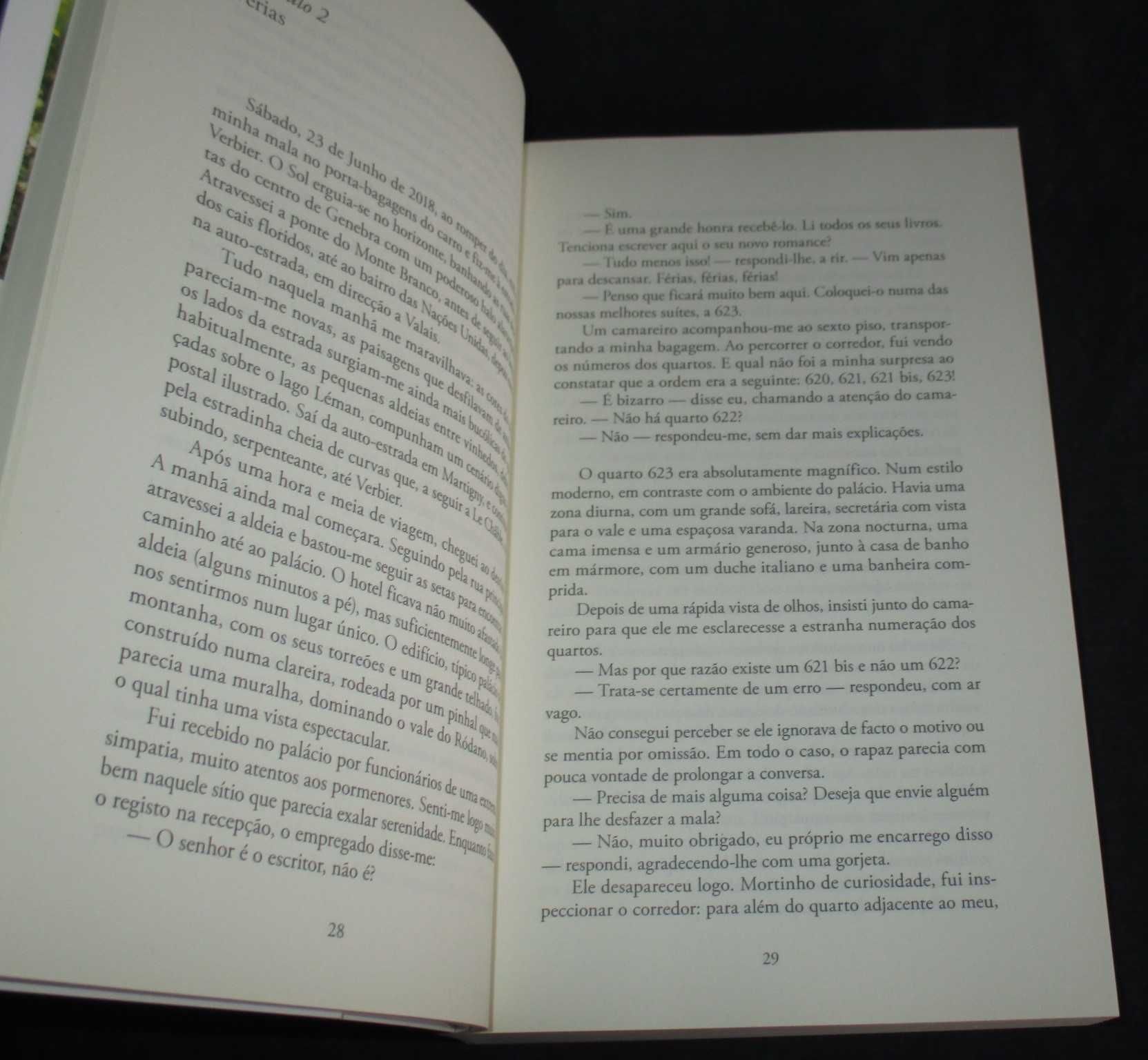 Livro O Enigma do quarto 622 Joël Dicker