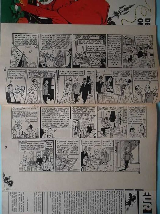 Várias revistas SPIROU em francês com suplementos.