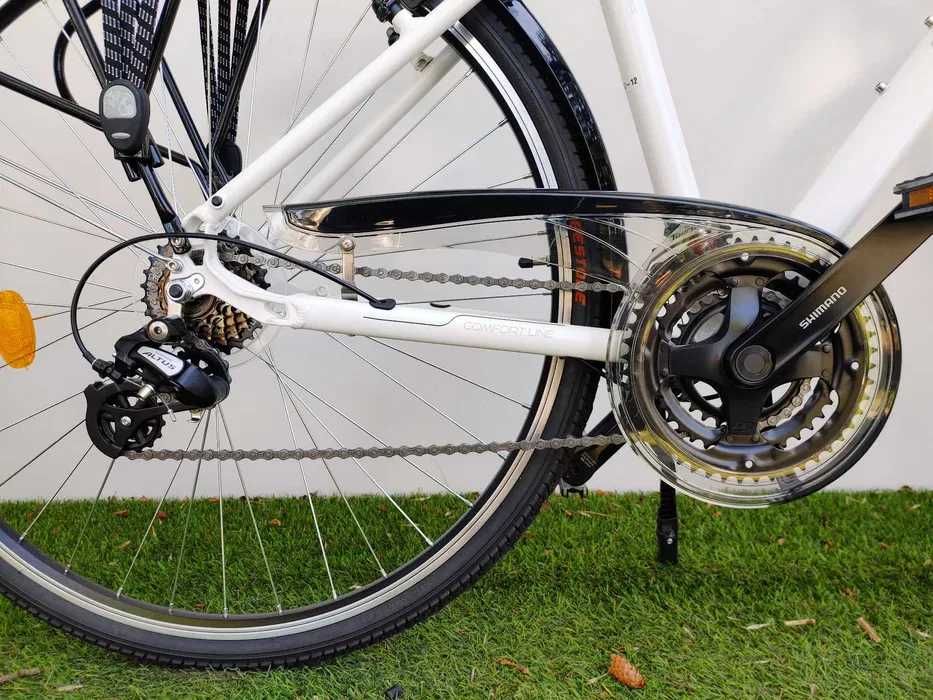 ROMET WAGANT 1 Shimano Altus Amortyzator Biały 19'' Rama 28'' Koła
