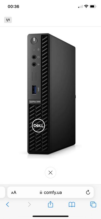 НЕТТОП DELL OptiPlex 3090 MICRO + монітор DELL E2222H 21,5"