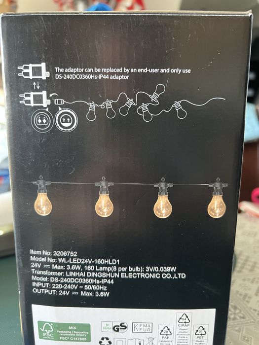 Łańcuch swietlny LED